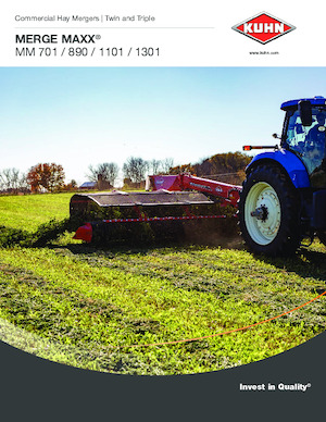 Причіпні валкоутворювачі (барабанні граблі) Kuhn MM 890