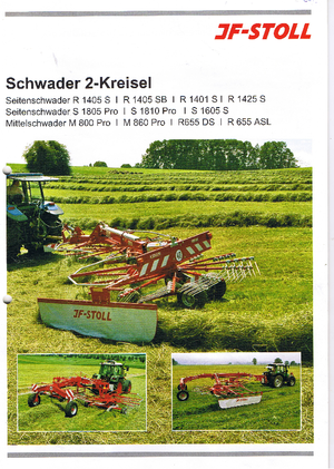 Причіпні валкоутворювачі (барабанні граблі) JF-Stoll R 1425 S