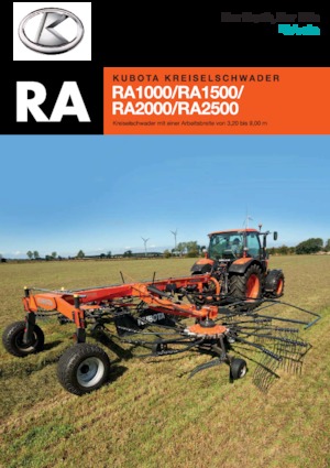 Причіпні валкоутворювачі (барабанні граблі) Kubota RA2071T Evo (Plus)