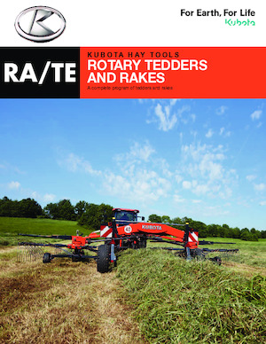 Причіпні валкоутворювачі (барабанні граблі) Kubota RA2069 Evo