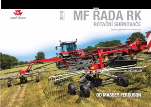 Причіпні валкоутворювачі (барабанні граблі) Massey Ferguson RK672 SD-TRC