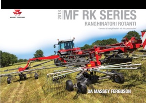 Причіпні валкоутворювачі (барабанні граблі) Massey Ferguson RK672 SD-TRC