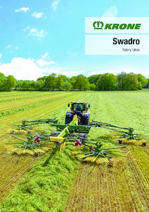 Причіпні валкоутворювачі (барабанні граблі) Krone Swadro TC 1250