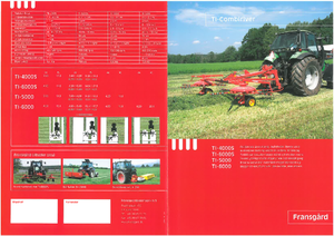 Причіпні валкоутворювачі (барабанні граблі) Fransgard TI 5000