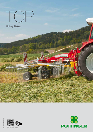 Причіпні валкоутворювачі (барабанні граблі) Pöttinger Top 702 C