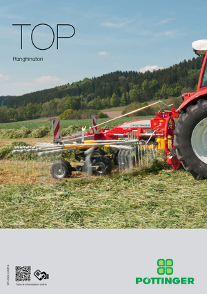 Причіпні валкоутворювачі (барабанні граблі) Pöttinger Top 702 C