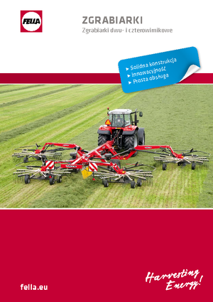 Причіпні валкоутворювачі (барабанні граблі) Fella TS 880