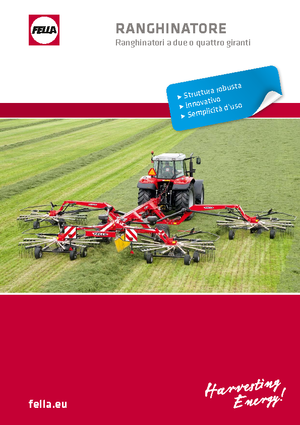 Причіпні валкоутворювачі (барабанні граблі) Fella TS 880