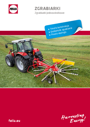 Причіпні валкоутворювачі (барабанні граблі) Fella TS 456 DN