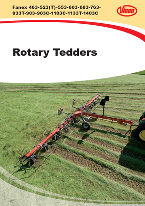барабанні сіноворушилки Vicon Fanex 763