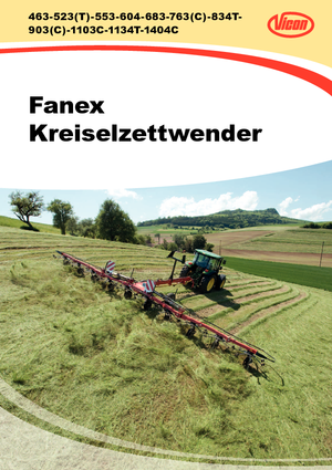 барабанні сіноворушилки Vicon Fanex 604