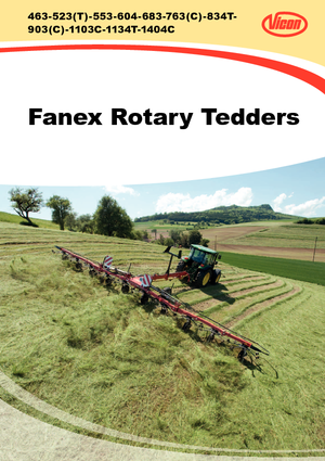 барабанні сіноворушилки Vicon Fanex 604