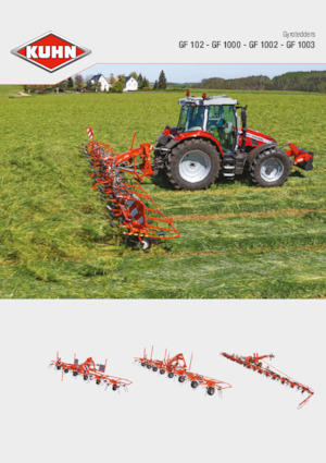 барабанні сіноворушилки Kuhn GF 8700