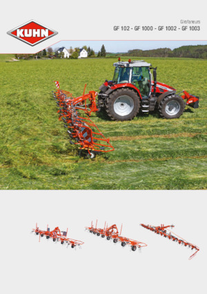 барабанні сіноворушилки Kuhn GF 8700