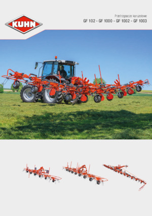 барабанні сіноворушилки Kuhn GF 8700