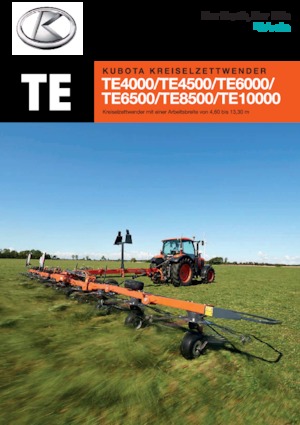 барабанні сіноворушилки Kubota TE4555