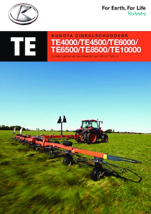 барабанні сіноворушилки Kubota TE10514C