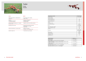 барабанні сіноворушилки Fella TH 540 T Hydro