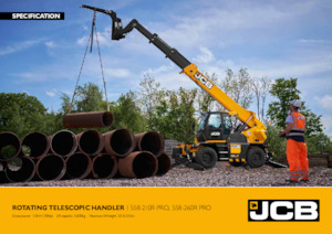 Телескопічні навантажувачі з верхньою будовою JCB 558-260R PRO