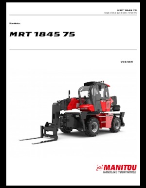 Телескопічні навантажувачі з верхньою будовою Manitou MRT 1845-400 75 D