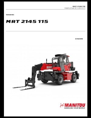 Телескопічні навантажувачі з верхньою будовою Manitou MRT 2145-400 115 D
