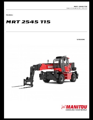 Телескопічні навантажувачі з верхньою будовою Manitou MRT 2545-400 115 D