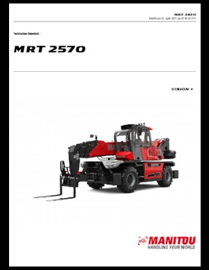 Телескопічні навантажувачі з верхньою будовою Manitou MRT 2570-360 175 Y