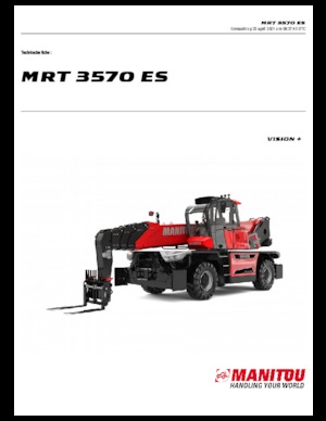 Телескопічні навантажувачі з верхньою будовою Manitou MRT 3570 ES 360 210 Y