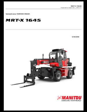 Телескопічні навантажувачі з верхньою будовою Manitou MRT-X 1645
