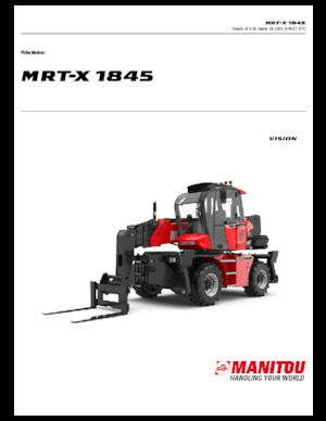 Телескопічні навантажувачі з верхньою будовою Manitou MRT-X 1845