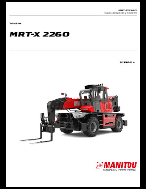 Телескопічні навантажувачі з верхньою будовою Manitou MRT-X 2260