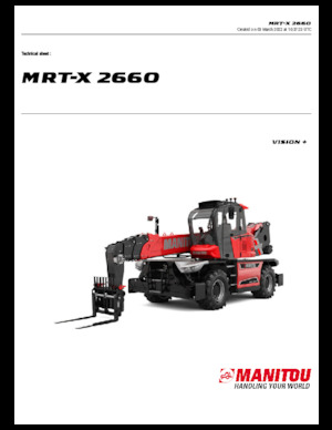 Телескопічні навантажувачі з верхньою будовою Manitou MRT-X 2660