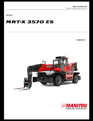 Телескопічні навантажувачі з верхньою будовою Manitou MRT-X 3570 ES