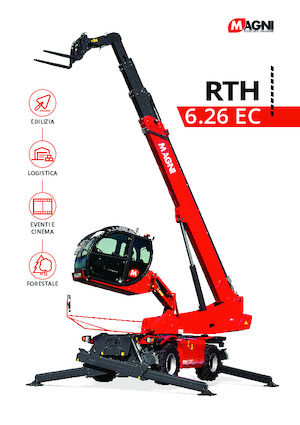 Телескопічні навантажувачі з верхньою будовою MAGNI RTH 6.26 EC