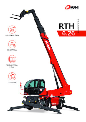 Телескопічні навантажувачі з верхньою будовою MAGNI RTH 6.26