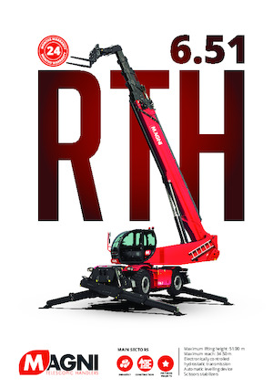 Телескопічні навантажувачі з верхньою будовою MAGNI RTH 6.51 SH
