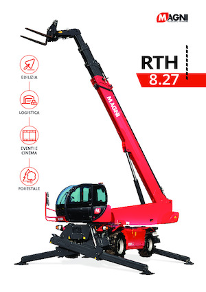 Телескопічні навантажувачі з верхньою будовою MAGNI RTH 8.27