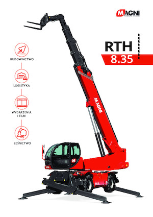 Телескопічні навантажувачі з верхньою будовою MAGNI RTH 8.35