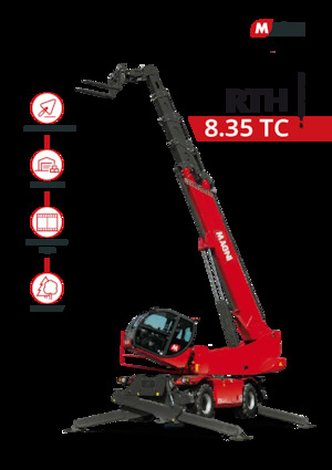 Телескопічні навантажувачі з верхньою будовою MAGNI RTH 8.35 TC
