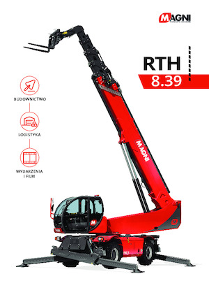 Телескопічні навантажувачі з верхньою будовою MAGNI RTH 8.39