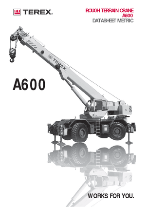 Крани для грунтових просторів Terex Bendini A 600
