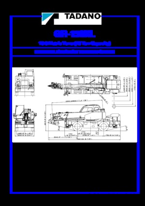 Крани для грунтових просторів Tadano GR-150XL-3
