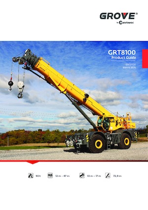 Крани для грунтових просторів Grove GRT8100
