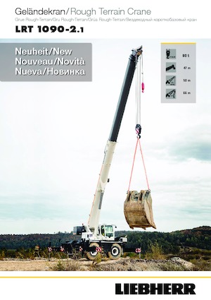 Крани для грунтових просторів Liebherr LRT 1090-2.1