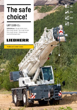 Крани для грунтових просторів Liebherr LRT 1100-2.1