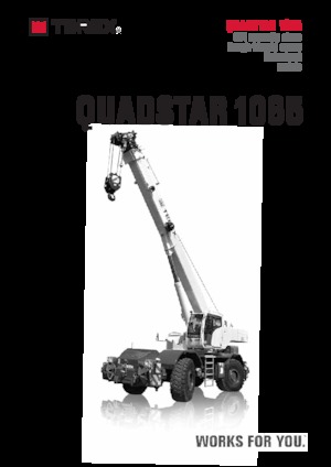 Крани для грунтових просторів TEREX CRANES Quadstar 1065