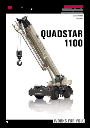 Крани для грунтових просторів TEREX CRANES Quadstar 1100