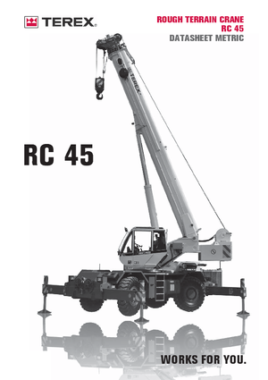 Крани для грунтових просторів Terex Bendini RC 45 (4x4x4)