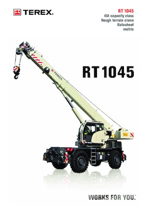 Крани для грунтових просторів TEREX CRANES RT 1045
