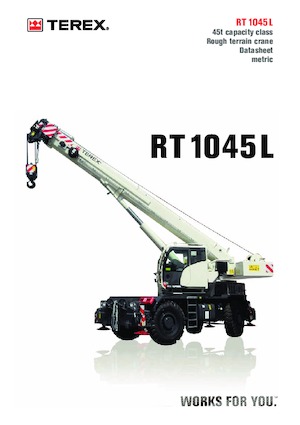 Крани для грунтових просторів TEREX CRANES RT 1045L
